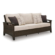 ASHLEY Drakes Beach Outdoor Sofa with Cushion