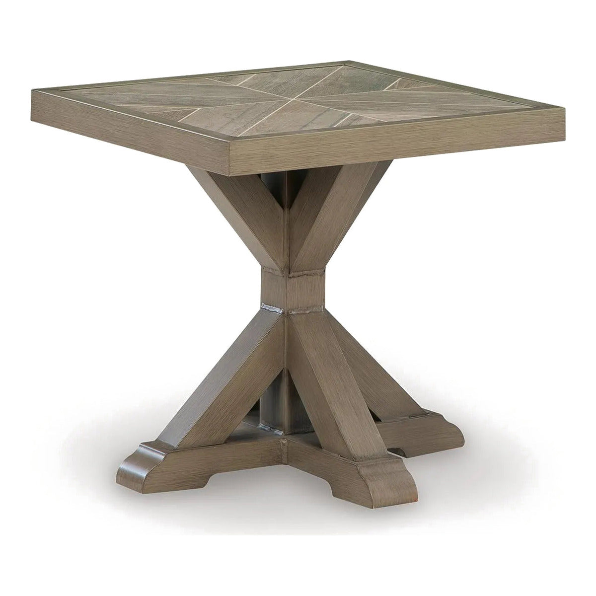 ASHLEY Revare Beach Outdoor End Table