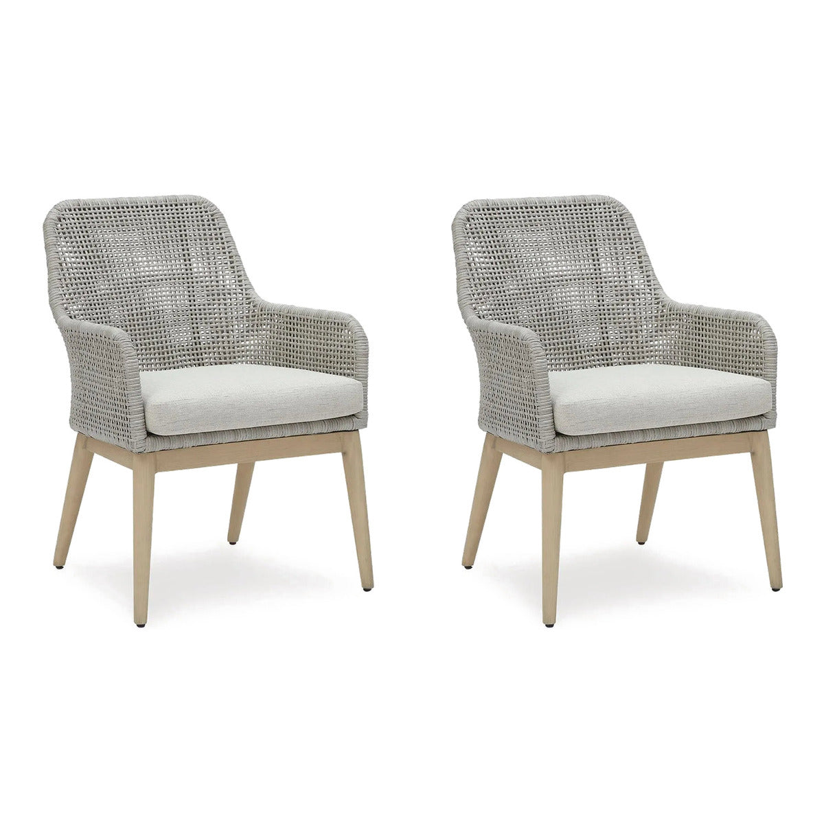 ASHLEY Seton Creek Outdoor Dining Arm Chair (Set of 2)