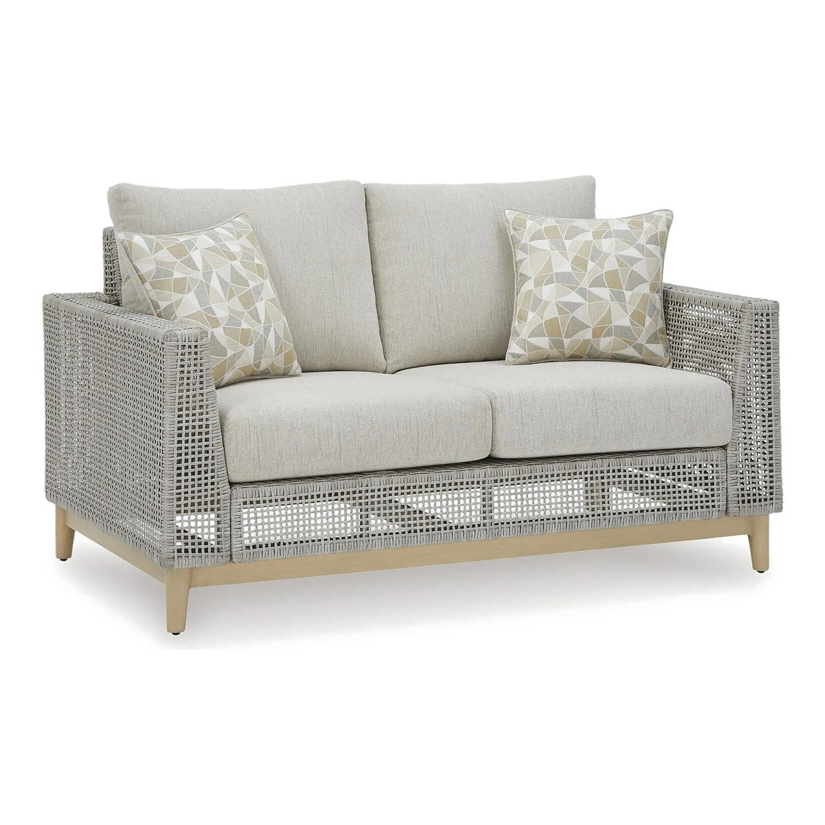ASHLEY Seton Creek Outdoor Loveseat with Cushion