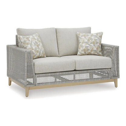 ASHLEY Seton Creek Outdoor Loveseat with Cushion