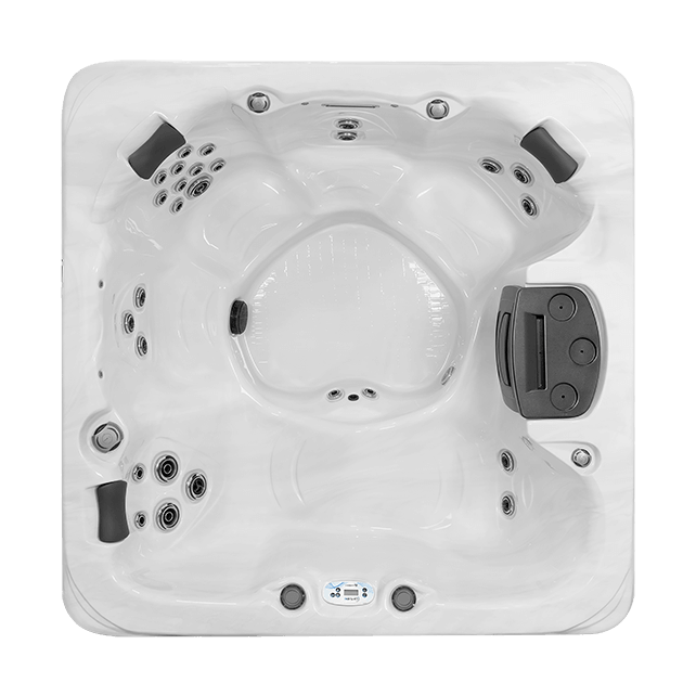 Balance 6 hot tub - top view