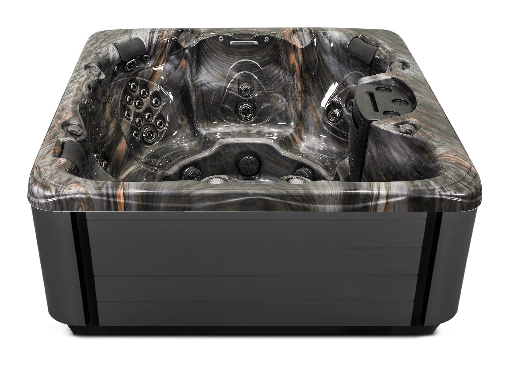 Balance 7 hot tub - Midnight Canyon shell with Graphite cabinet