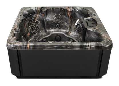 Balance 7 hot tub - Midnight Canyon shell with Midnight cabinet