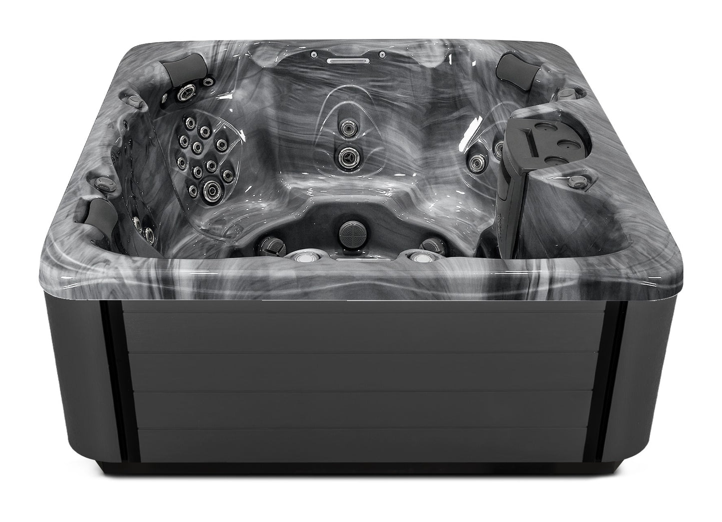 Balance 7 hot tub - Storm Cloud shell with Graphite cabinet