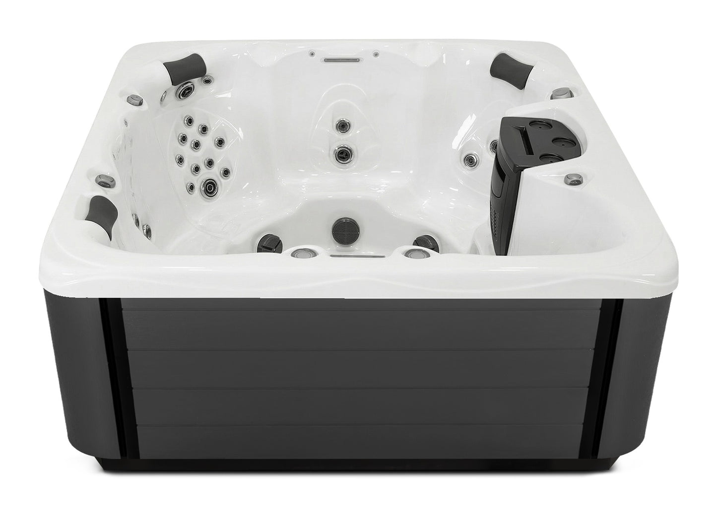 Balance 7 hot tub - White shell with Graphite cabinet