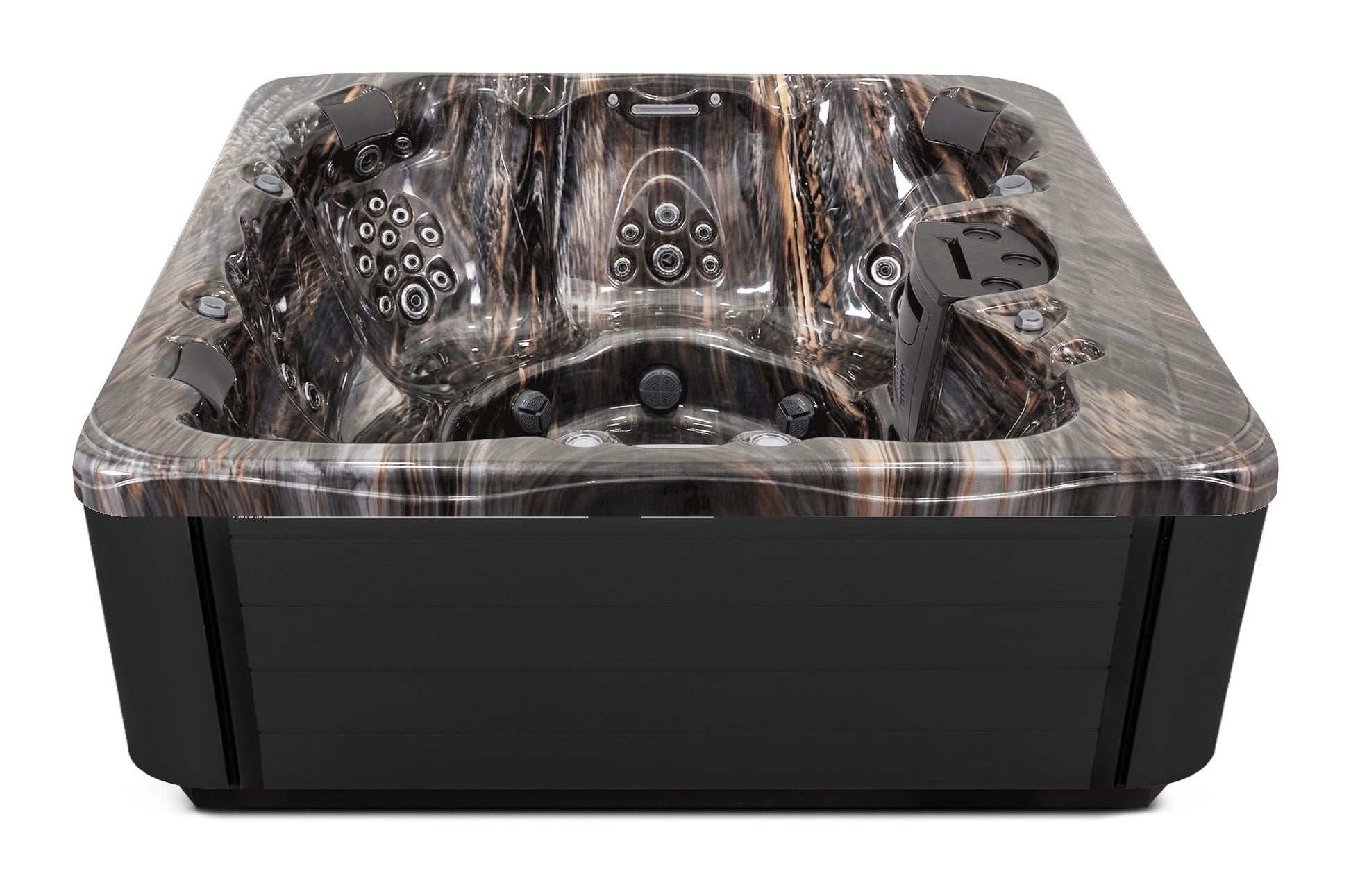 Balance 8 hot tub - Midnight Canyon (Standard) shell with DuraMaster Midnight* (Standard) cabinet