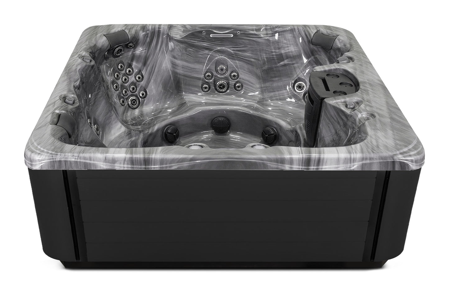 Balance 8 hot tub - Storm Cloud (Optional) shell with DuraMaster Midnight* (Standard) cabinet