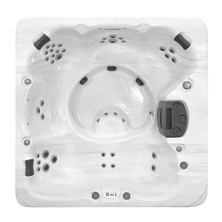 Balance 8 hot tub - top view