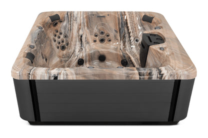 Balance 8 hot tub - Tuscan Sun (Standard) shell with DuraMaster Graphite* (Standard) cabinet