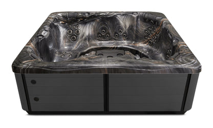 Balance 9 hot tub - Midnight Canyon (Standard) shell with DuraMaster Graphite* (Standard) cabinet