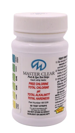 Master Clear Hot Tub  Swim Spa Test Strips 50ct