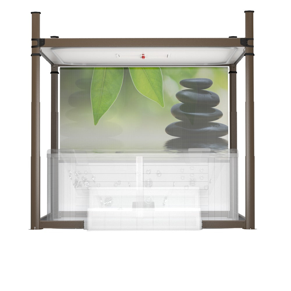 Covana Evolution with Zen roller sun screen fitted