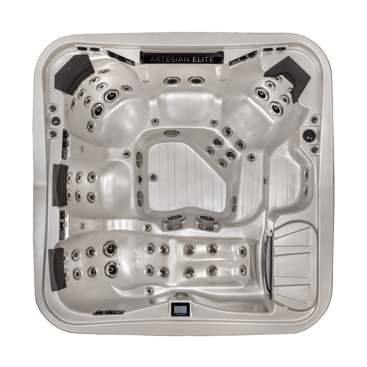 Dove Canyon hot tub - top view