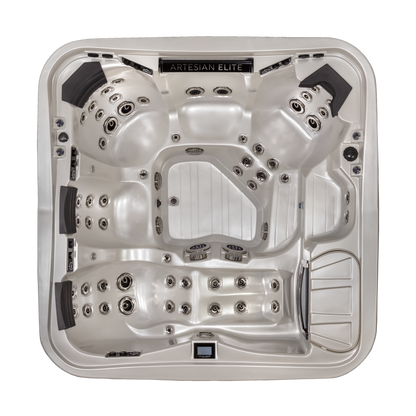 Dove Canyon hot tub - top view