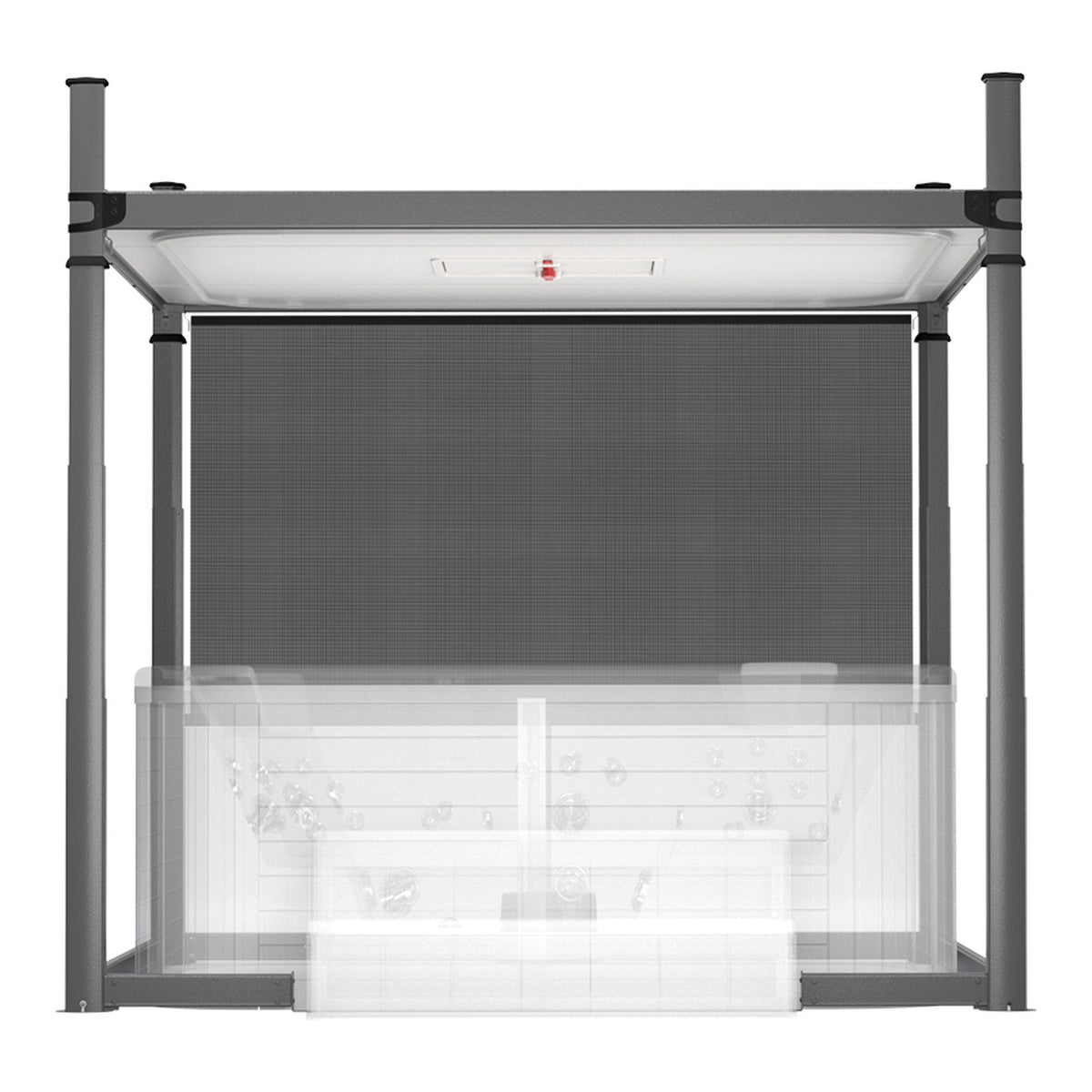 Covana Evolution with Sun Screen roller shade fitted