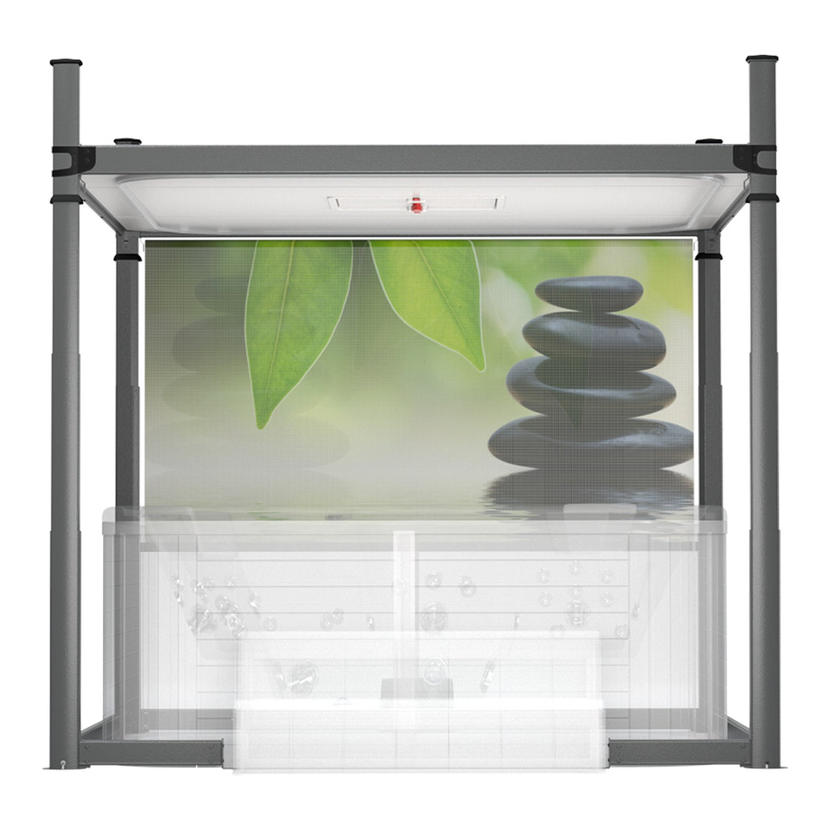Covana Evolution with Zen roller shade fitted