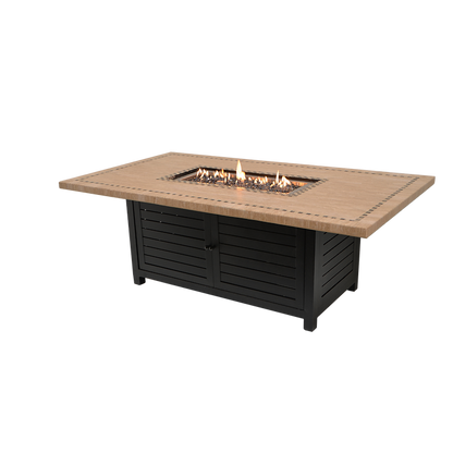 Resort Lifestyles Venice 72 x 40 Rectangle Fire table