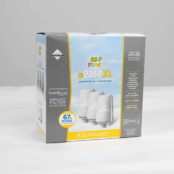 FROG @ease for Bullfrog Spas, Simplicity, XL Qnty – SmartChlor Replacement Cartridges, 3 Pack