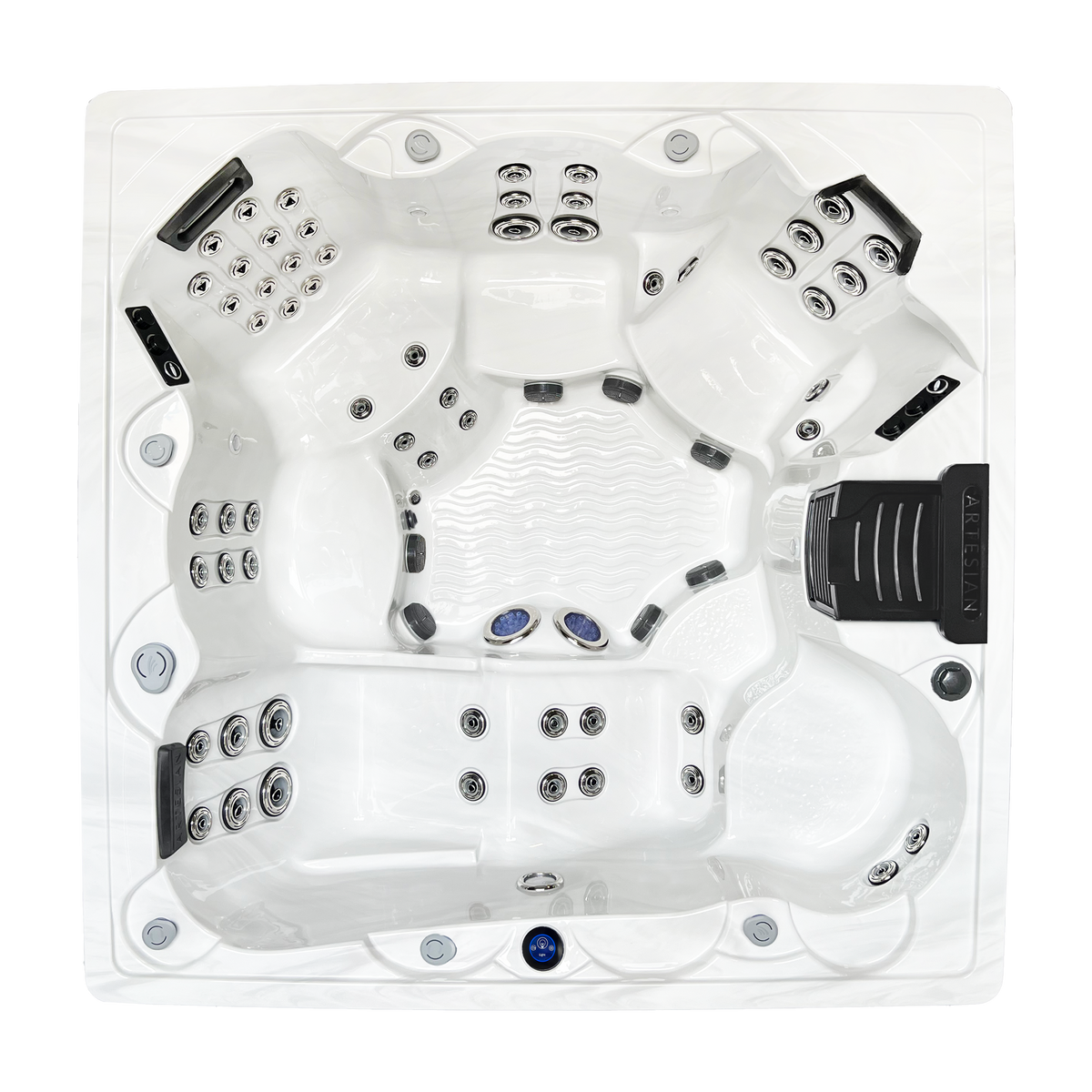 Grand Bahama Elite hot tub - top view