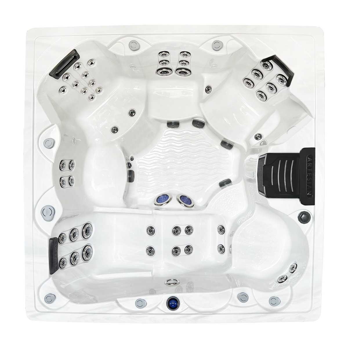 Grand Bahama Luxury hot tub - top view