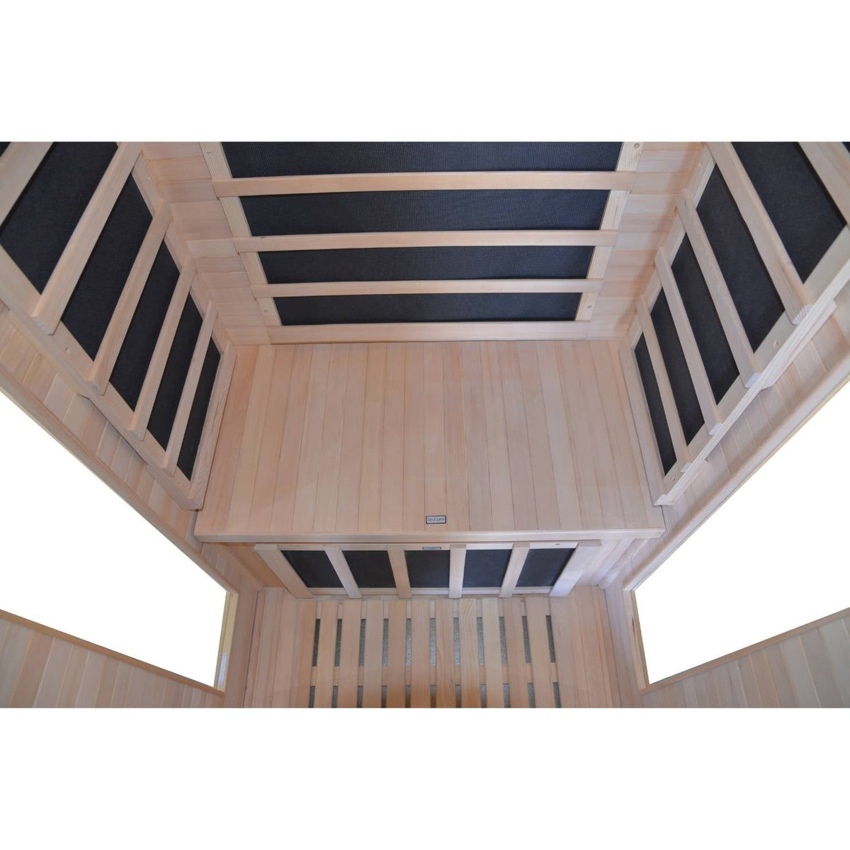Icelandic Valo 410 Infrared Sauna sauna - interior bench and heater panels