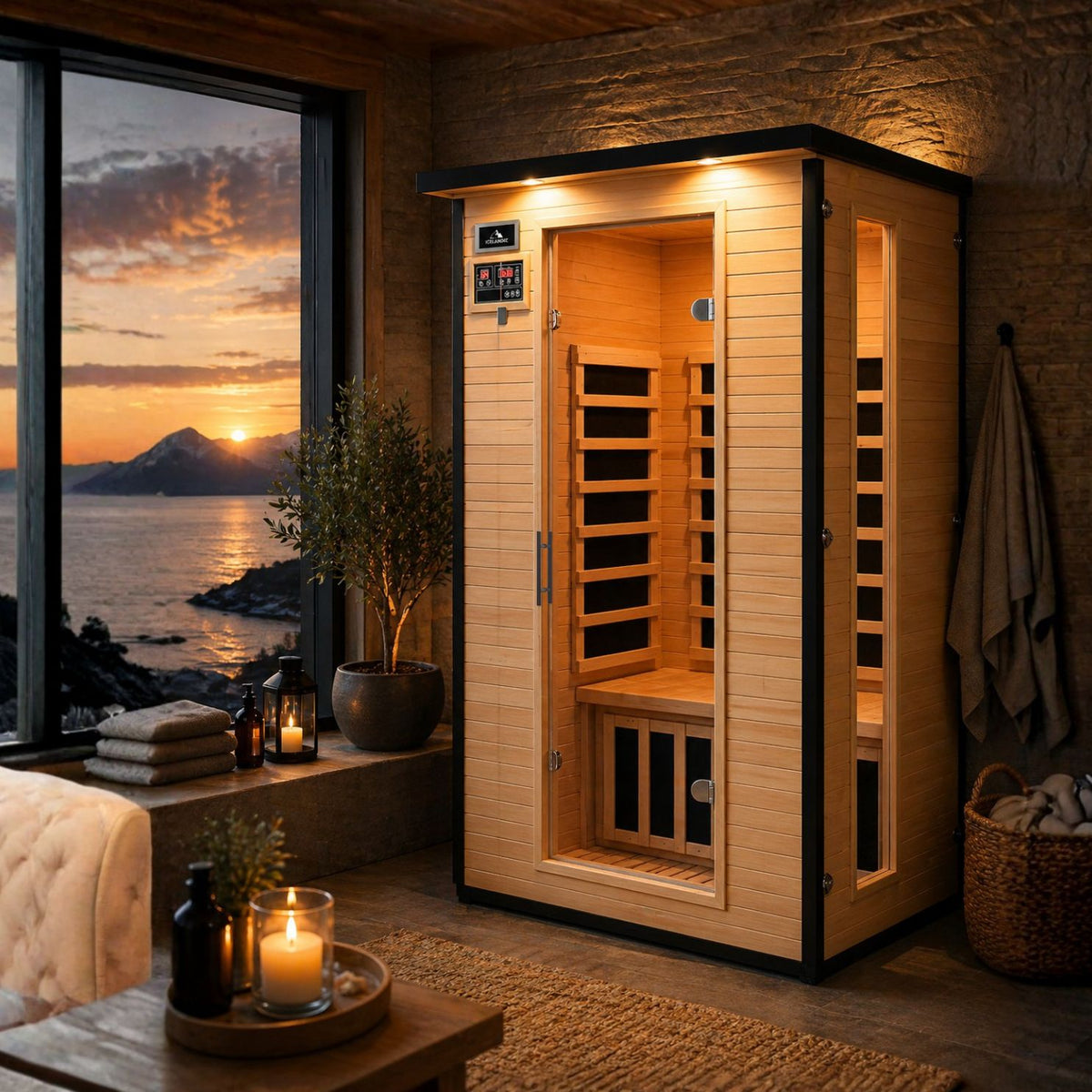 Icelandic Valo 420 Infrared Sauna sauna - lifestyle photo