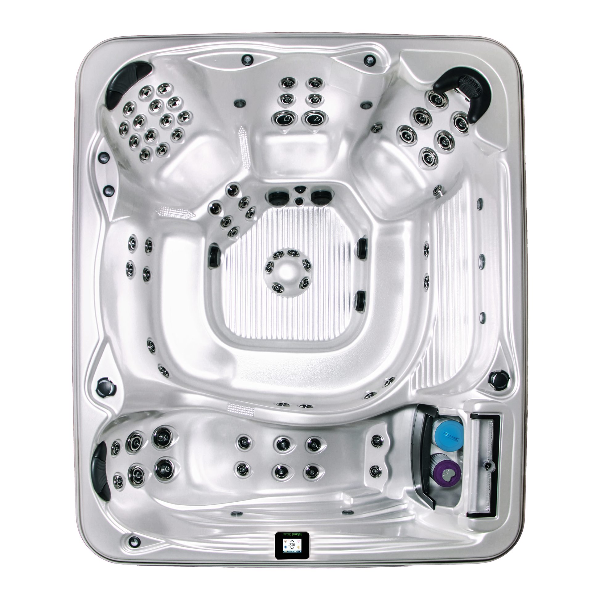Isla Margarita hot tub - top view