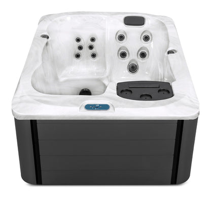 L5 hot tub - Sterling Silver shell with Graphite (Standard) cabinet