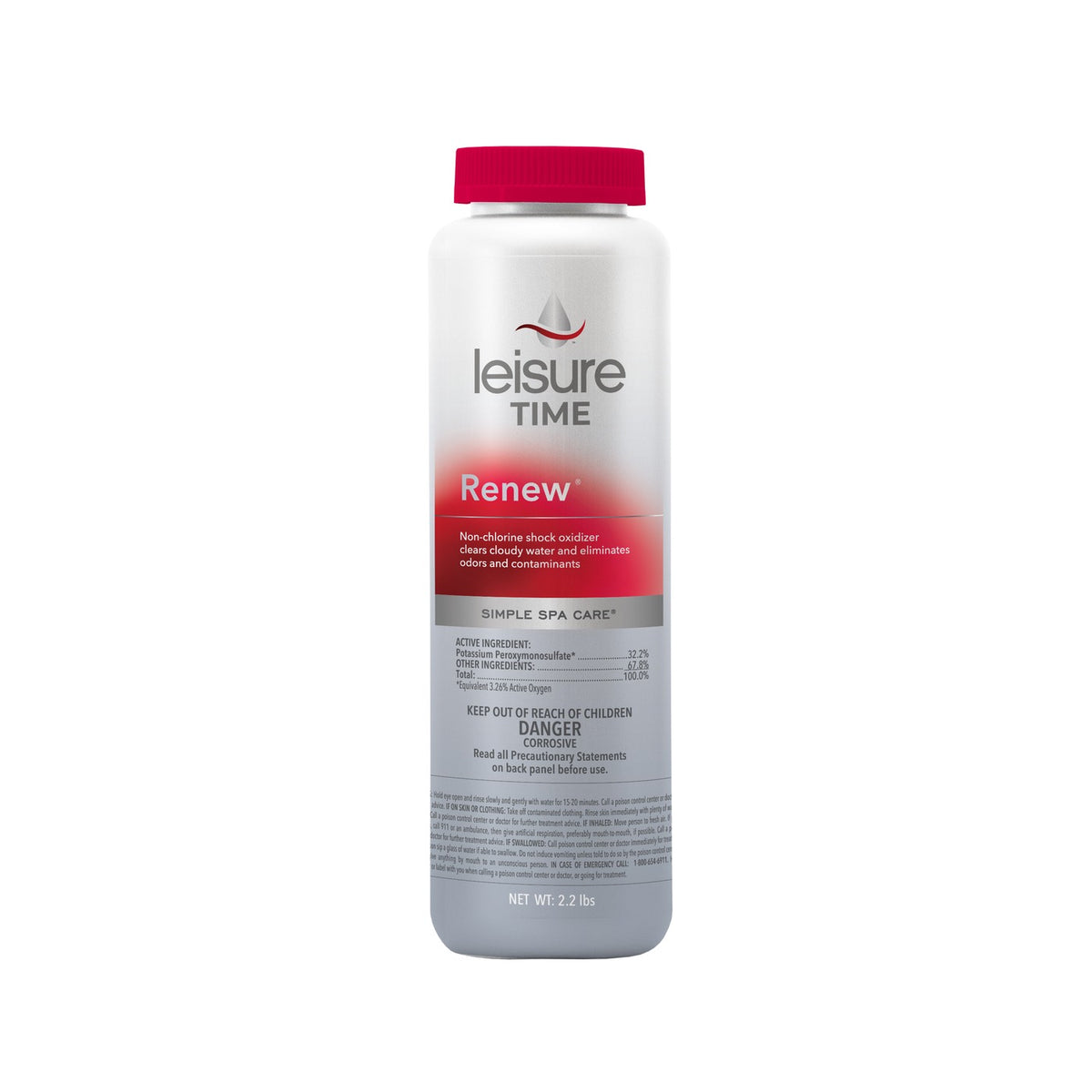 LEISURE TIME Renew for Hot Tubs, 2.2 lbs