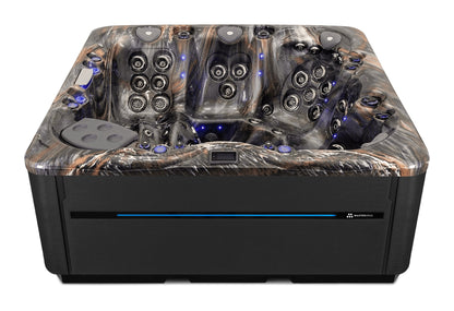 LSX 800 hot tub - Midnight Canyon (Standard) shell with DuraMaster Midnight* (Standard) cabinet