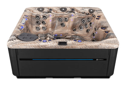 LSX 800 hot tub - Tuscan Sun (Standard) shell with DuraMaster Midnight* (Standard) cabinet