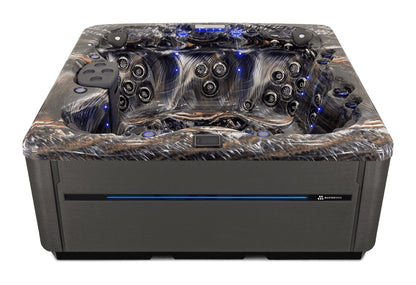 LSX 850 hot tub - Midnight Canyon (Standard) shell with DuraMaster Graphite cabinet