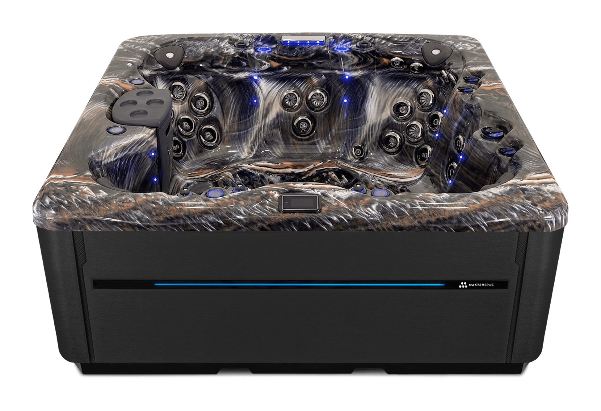 LSX 850 hot tub - Midnight Canyon (Standard) shell with DuraMaster Midnight cabinet