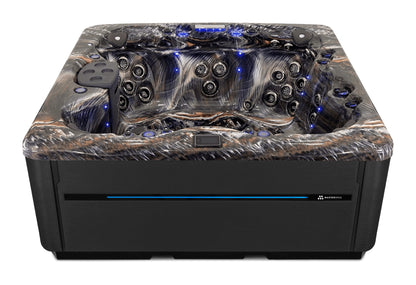 LSX 850 hot tub - Midnight Canyon (Standard) shell with DuraMaster Midnight cabinet