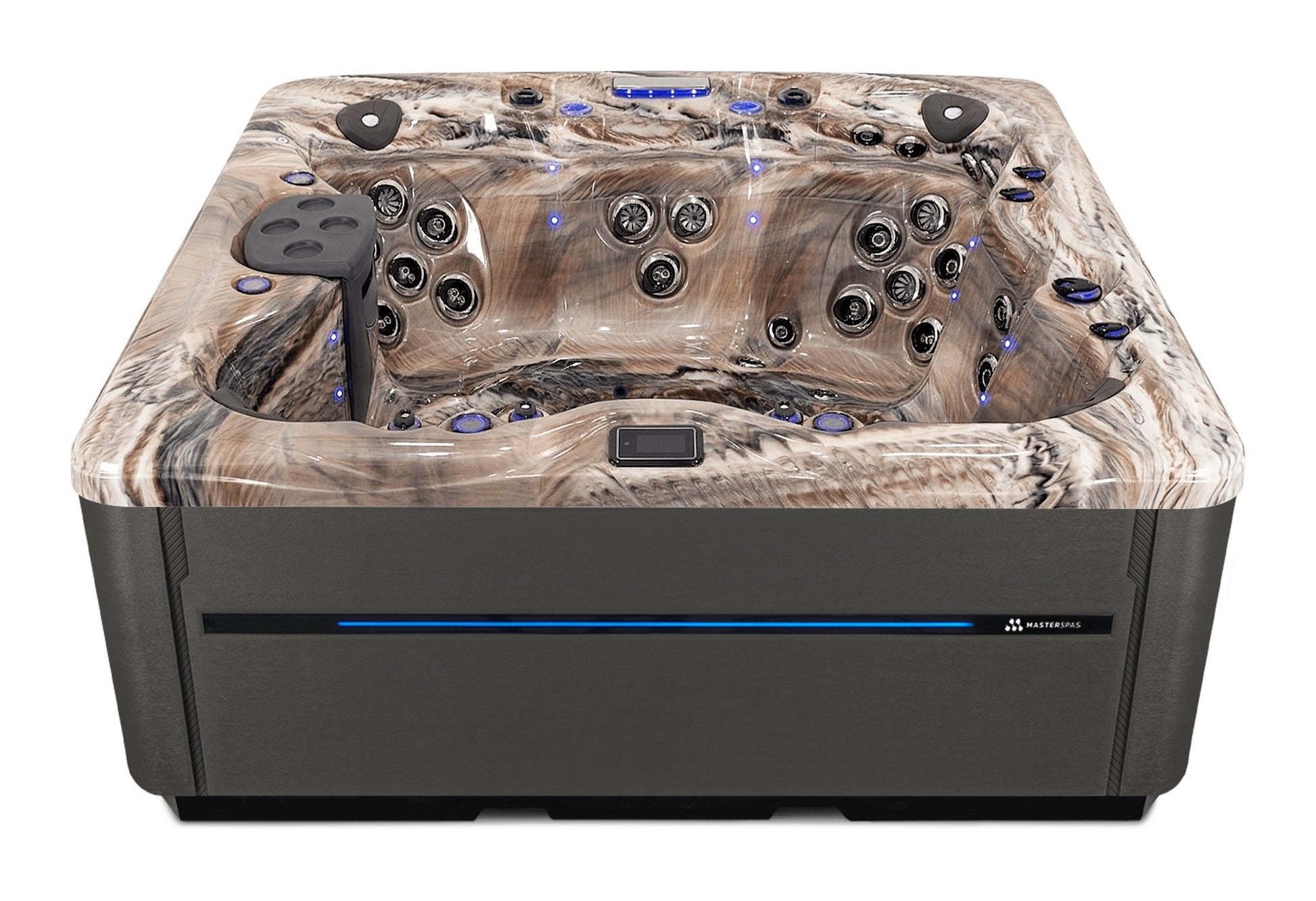 LSX 850 hot tub - Tuscan Sun (Standard) shell with DuraMaster Graphite cabinet