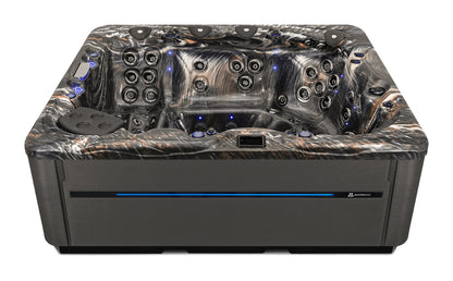 LSX 900 hot tub - Midnight Canyon (Standard) shell with DuraMaster Graphite* (Standard) cabinet