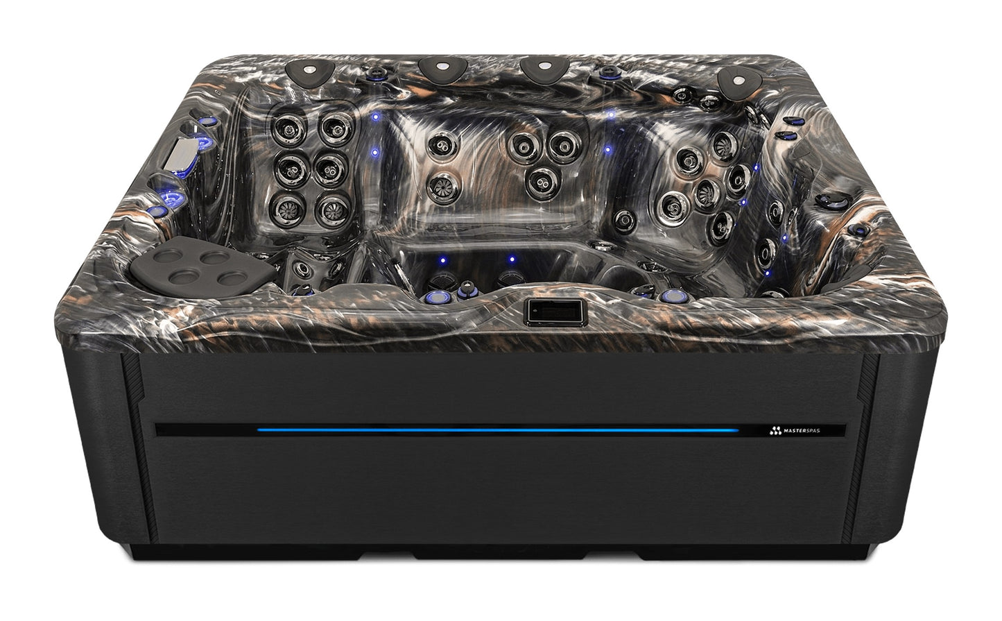 LSX 900 hot tub - Midnight Canyon (Standard) shell with DuraMaster Midnight* (Standard) cabinet