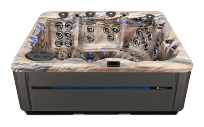 LSX 900 hot tub - Tuscan Sun (Standard) shell with DuraMaster Graphite* (Standard) cabinet