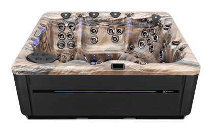 LSX 900 hot tub - Tuscan Sun (Standard) shell with DuraMaster Midnight* (Standard) cabinet