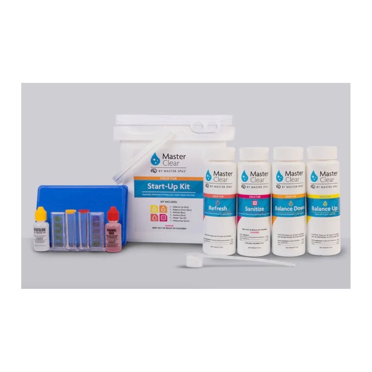 Master Clear COLD Tub Chemical Start-Up Kit