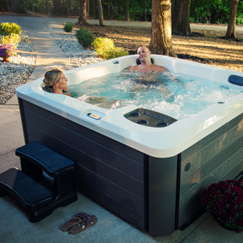 In-stock spas can be reserved