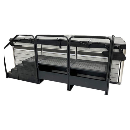 ModDeck for Swim Spas - 4-Tier Step with Double Expansion Platform