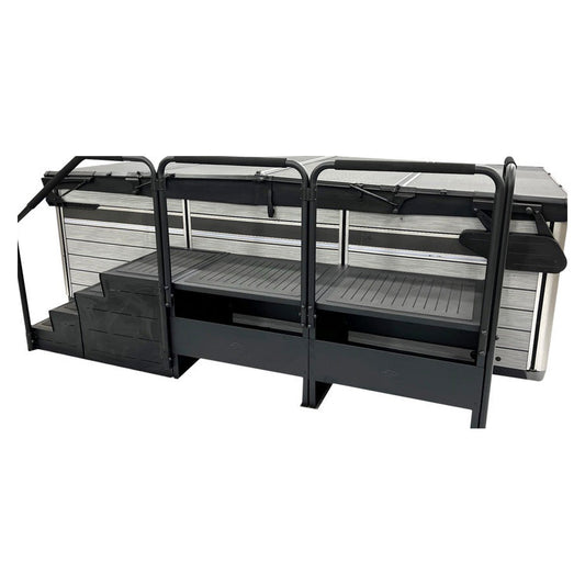 ModDeck for Swim Spas - 4-Tier Step with Double Expansion Platform