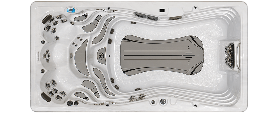Challenger 15 D Swim Spa Sterling/Graphite H250022