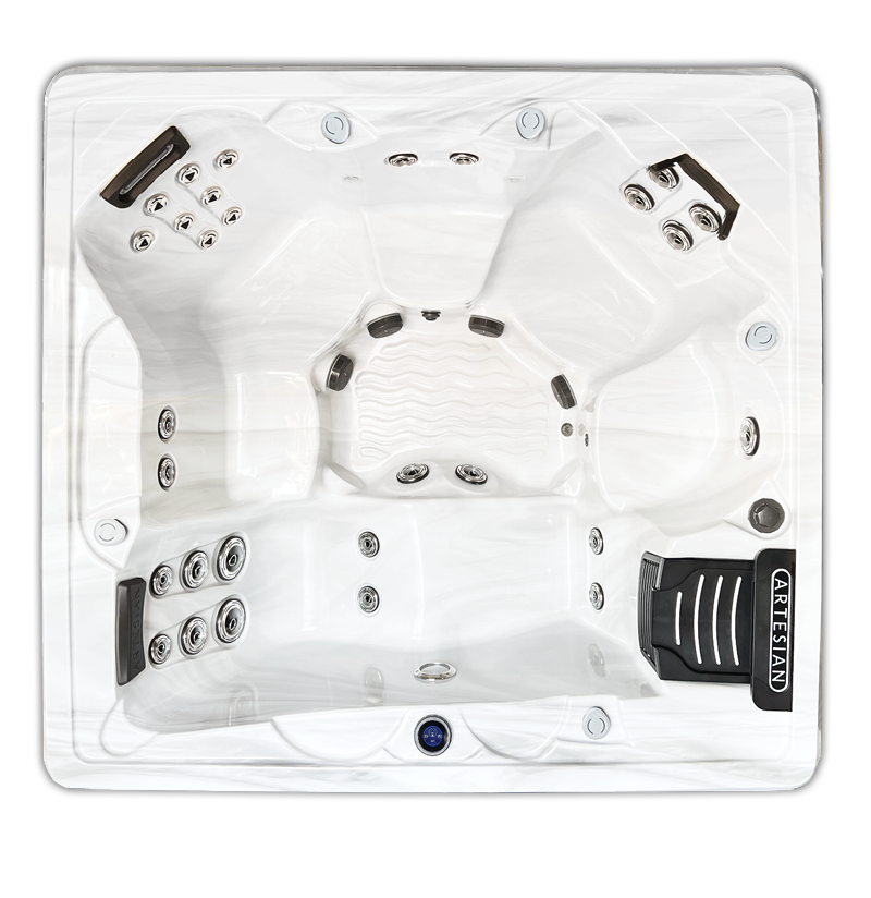 Nevis Essential hot tub - top view