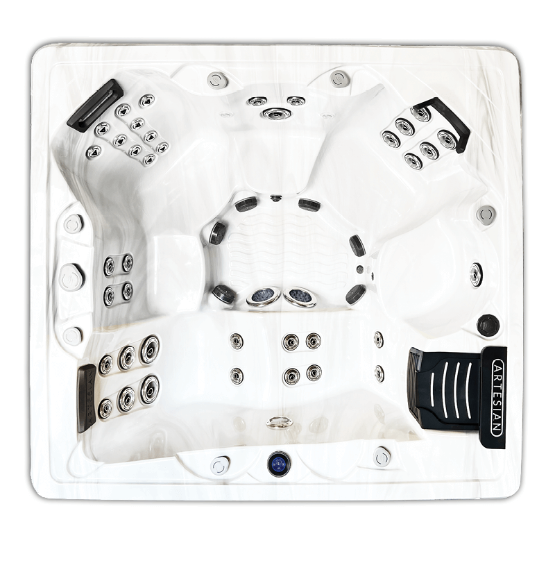 Nevis Luxury hot tub - top view
