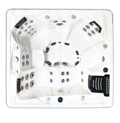 Nevis Luxury hot tub - top view