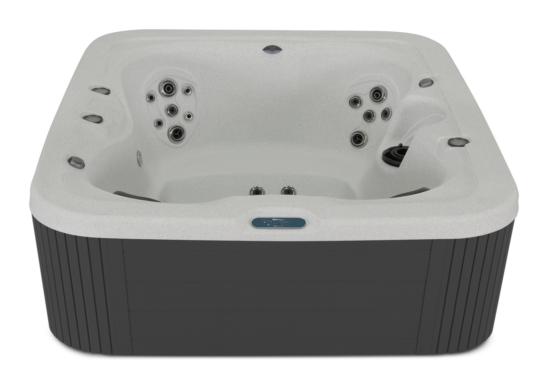 Ocho Rios CS hot tub - Pebble Beach shell with DuraMaster Graphite cabinet