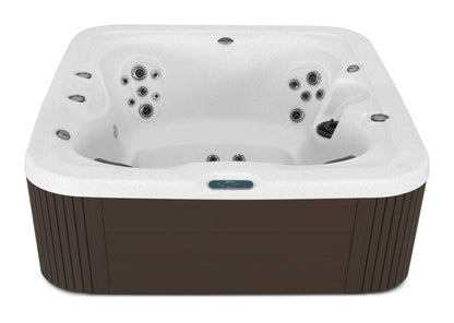Ocho Rios CS hot tub - Sea Salt shell with DuraMaster Dark Walnut cabinet